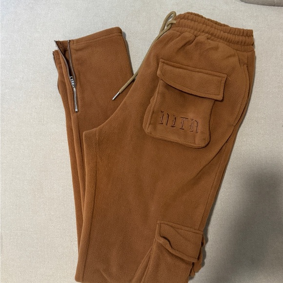 Rust Sweater Pants w/ Drawstring - Picture 9 of 13